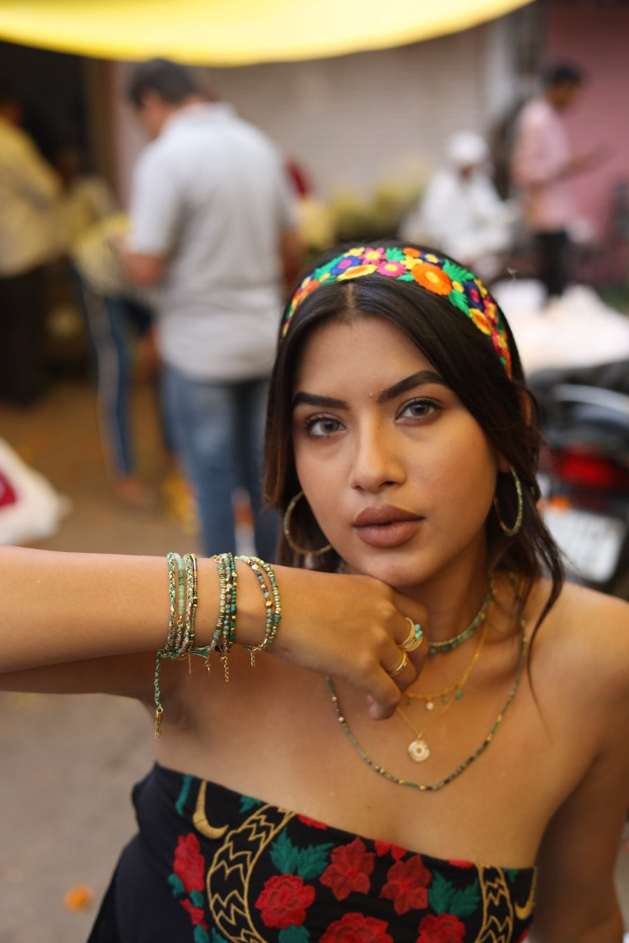 sacred spiral Chrysoprase Bracelet