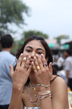 Nazar Shield Evil Eye Lapis Ring