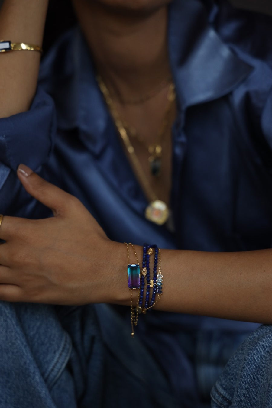 Echo Glow Semi Precious Bracelet