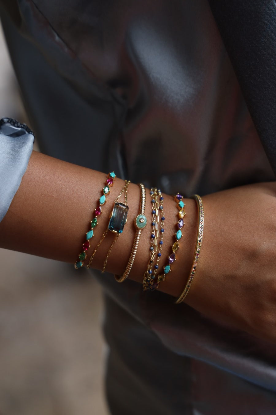 Lapis Wisdon Bracelet