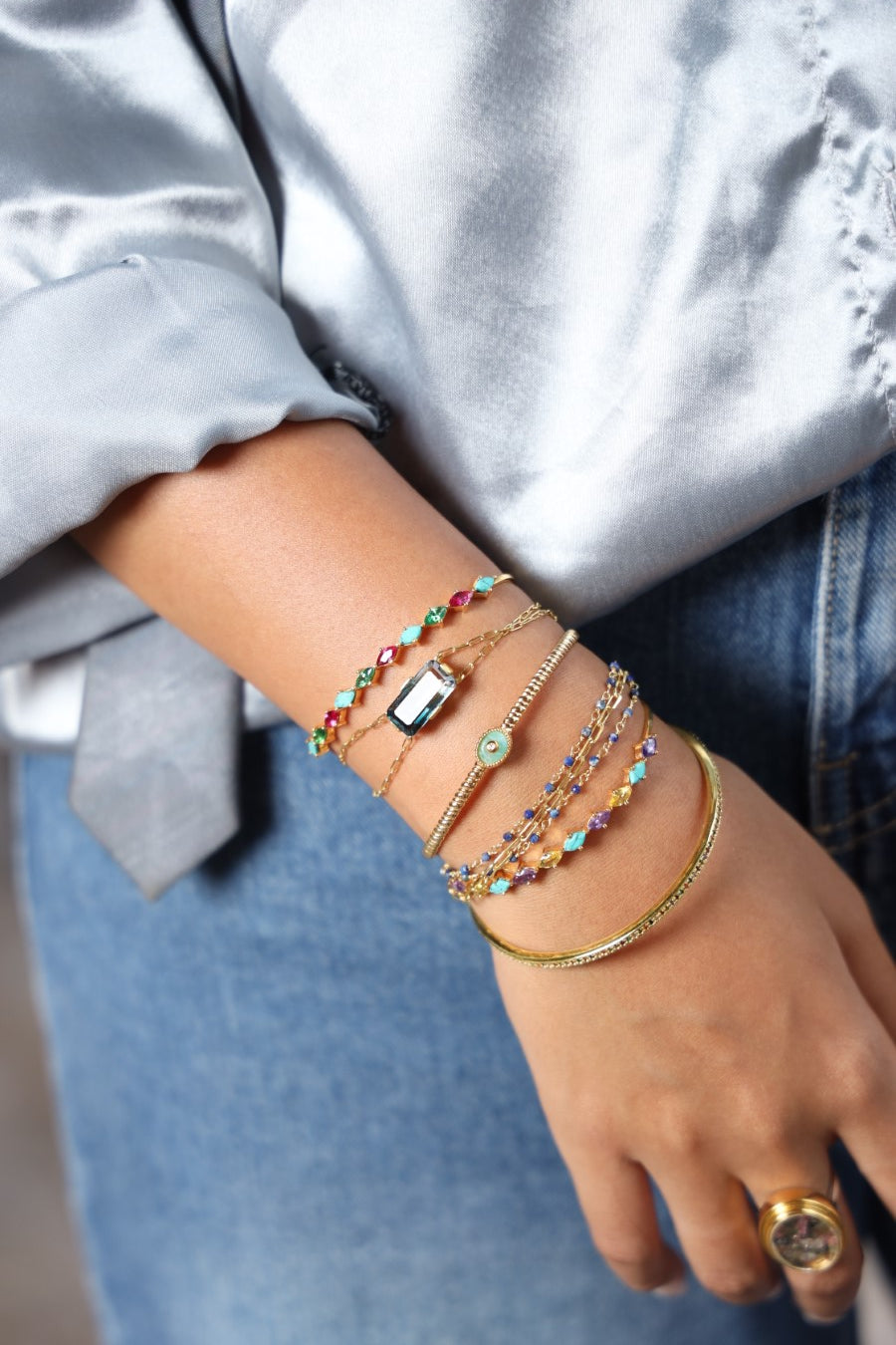 Crystara Multi Zirconia Bracelet