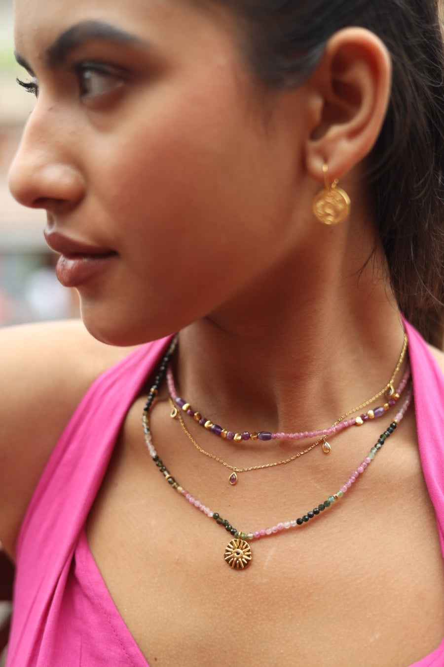 Soul String Ruby Necklace