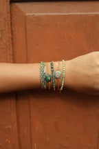 Evil Eye Shield Amazonite Bracelet
