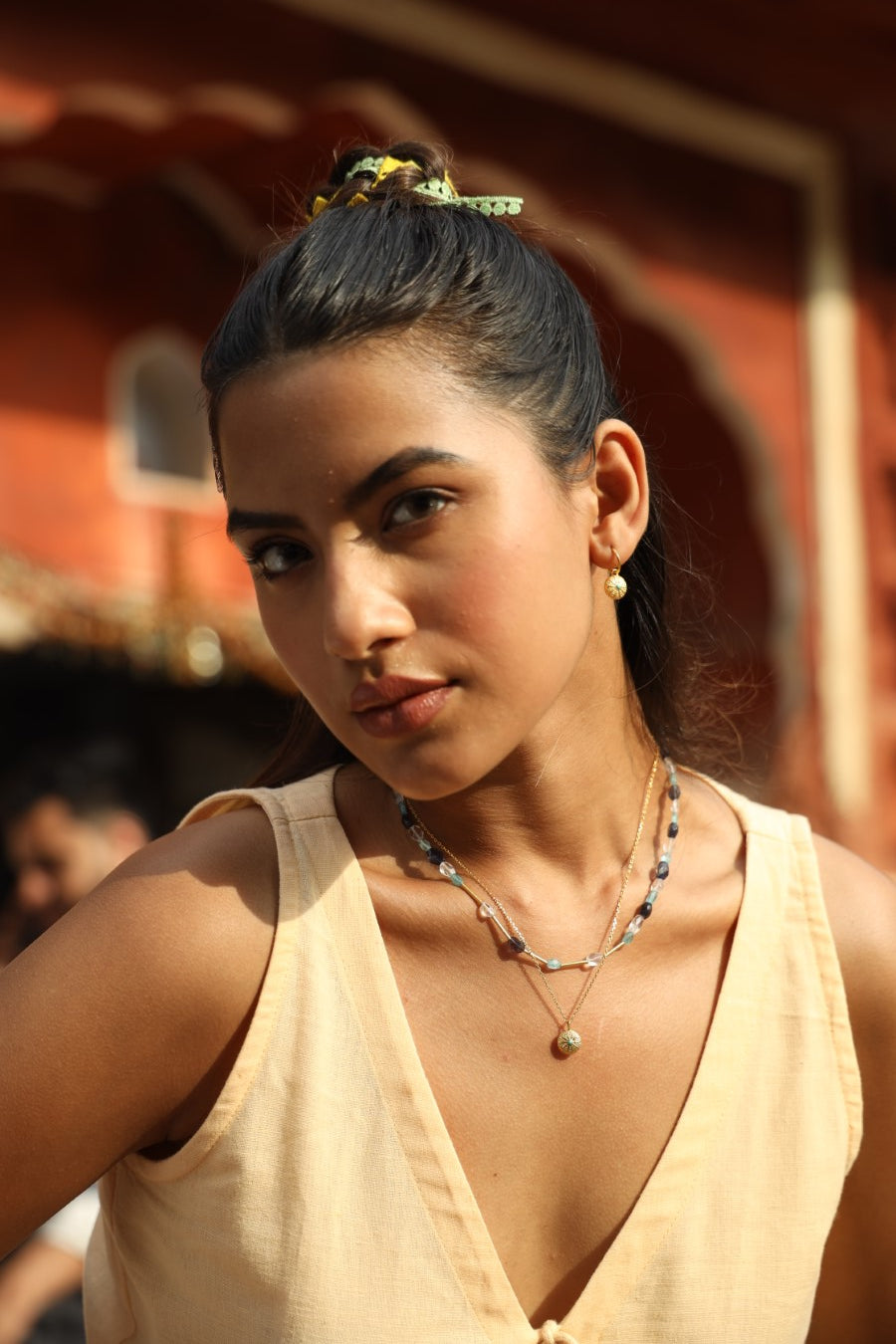 Sea Urchin Turquoise Necklace