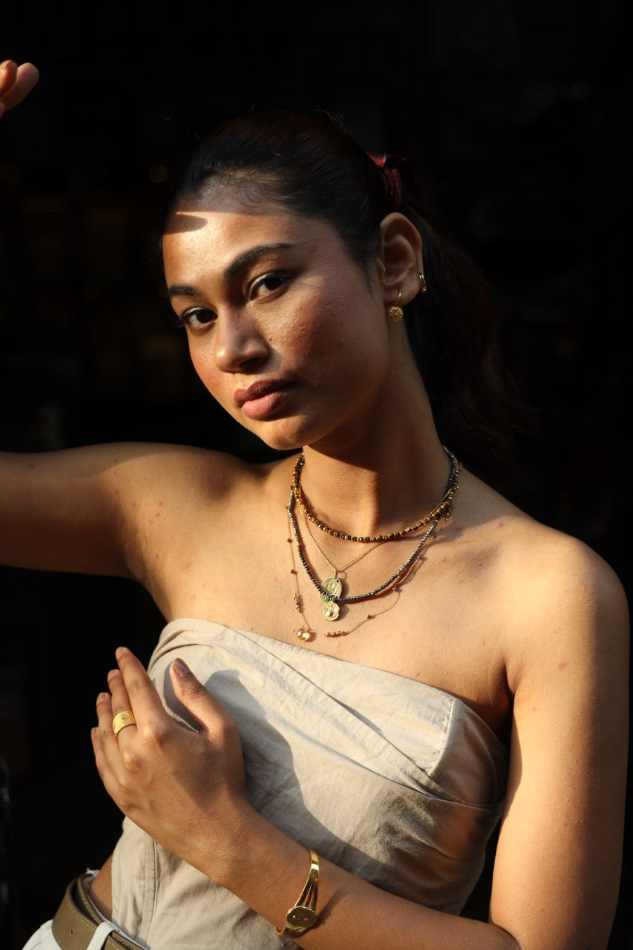 Soul Beaded Tiger Eye Necklace