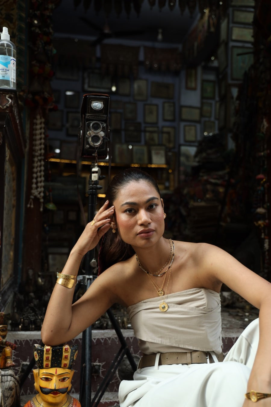 Surya Pyrite Necklace