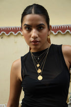 Divine Cross Moonstone Necklace