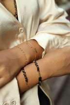 Row Harmony Black Onyx Bracelet