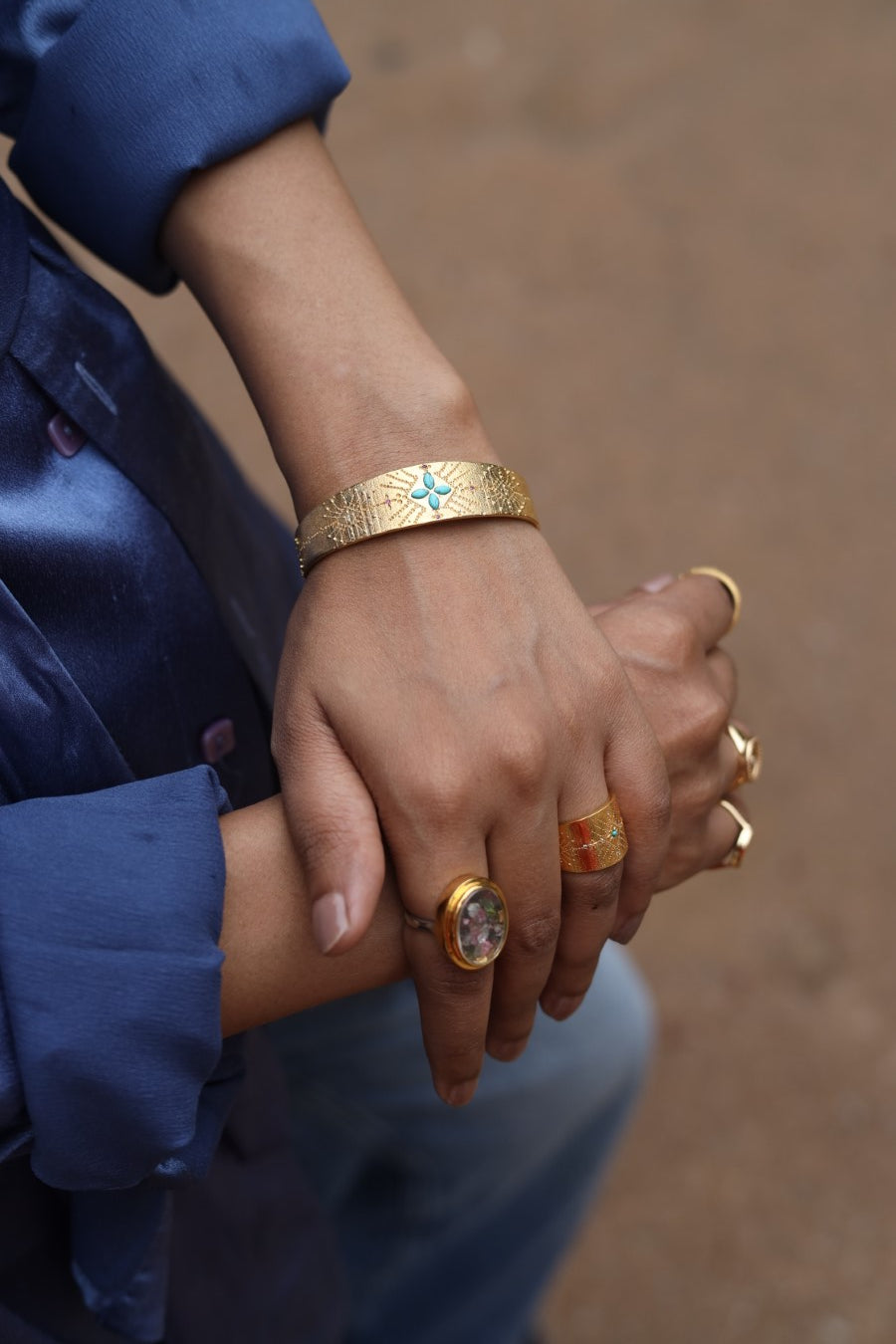 Shakti Turquoise Cuff Bracelet