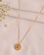 Sun & Moon Turquoise Necklace