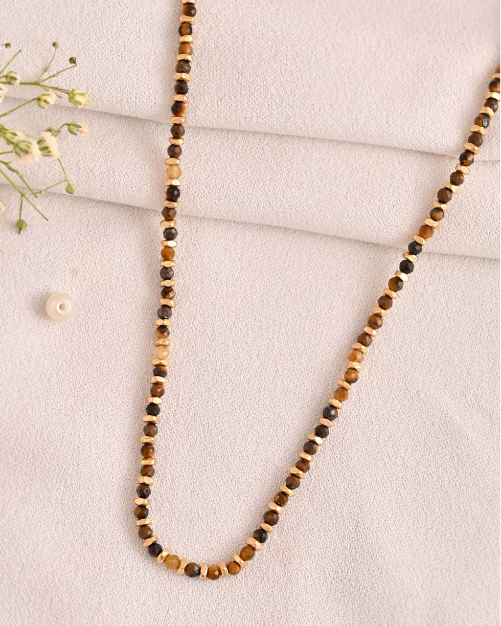 Soul Beaded Tiger Eye Necklace