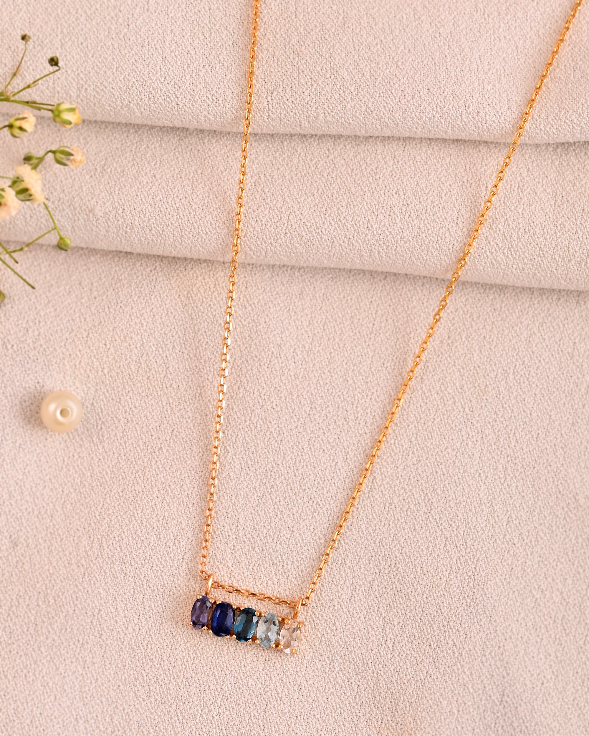 Echo Glow Semi Precious Necklace