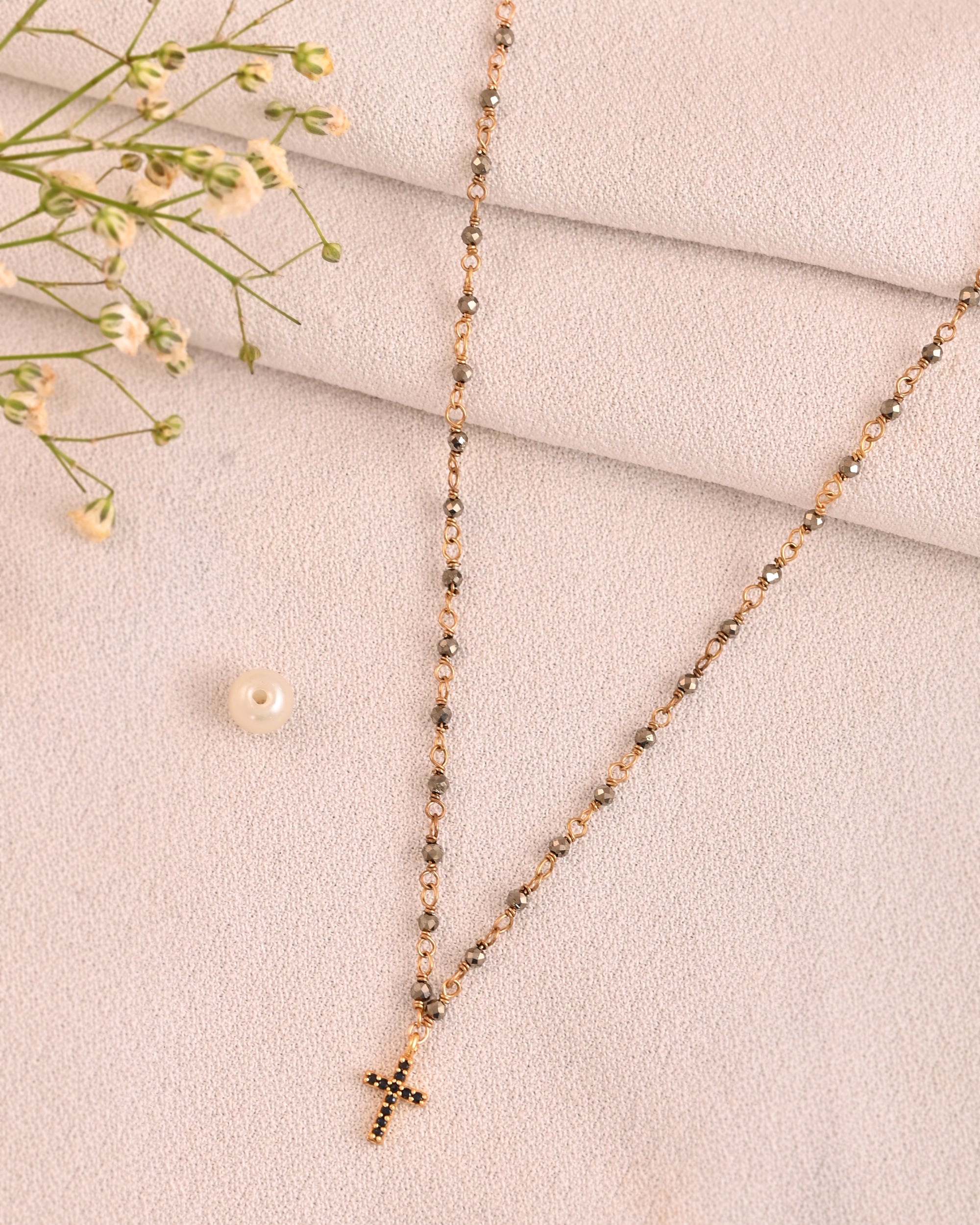 Pyrite Faith Necklace