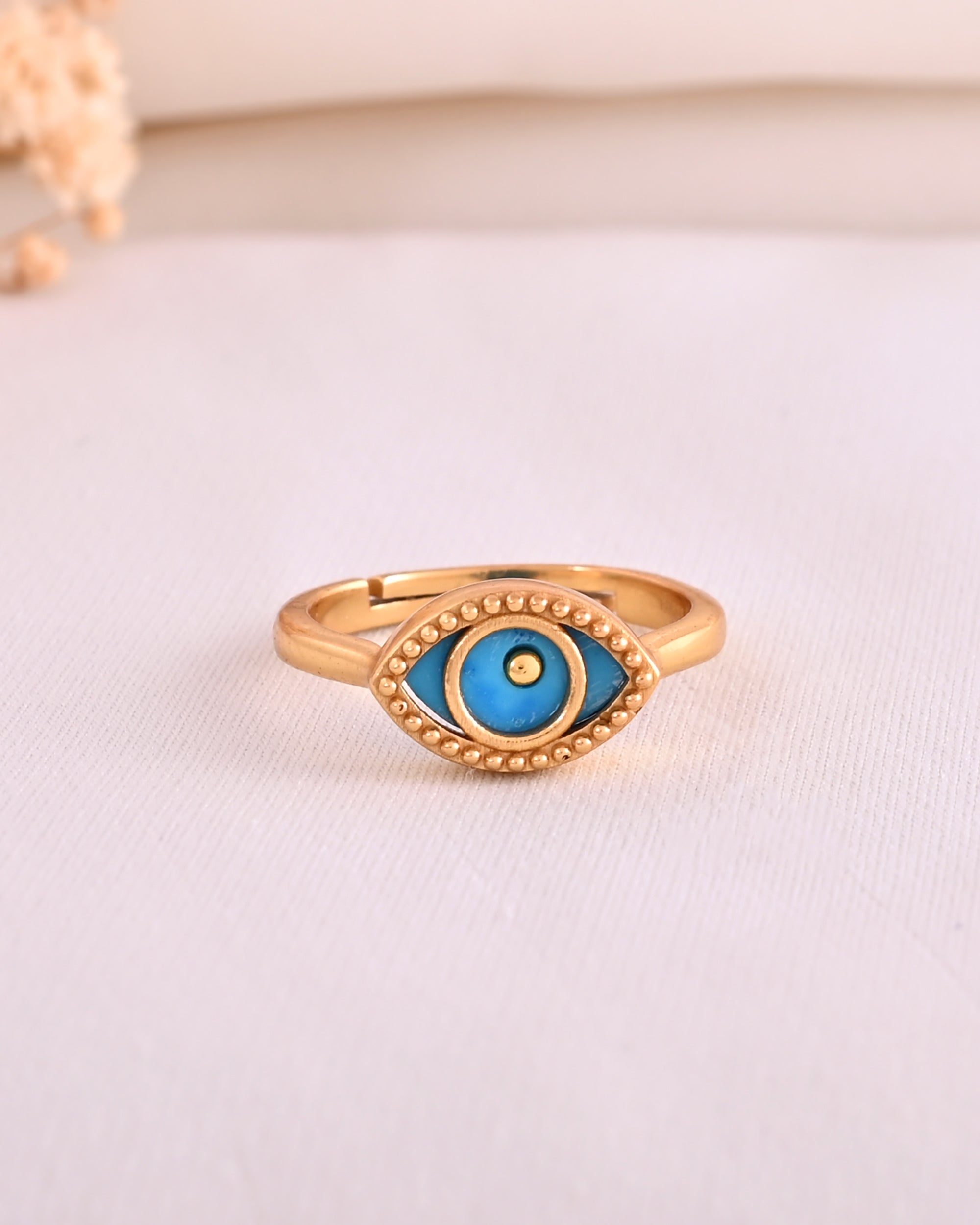 Spiritual Evil Eye Turquoise Ring