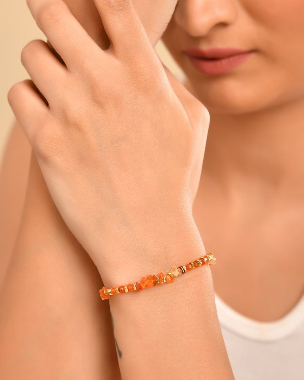 Row Harmoney Fire Opel Bracelet