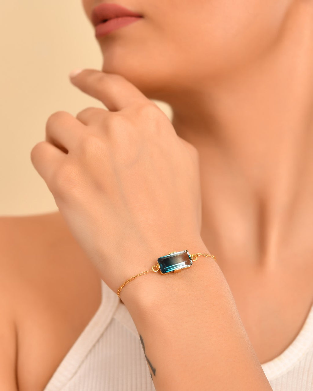 Crystal Quartz Sangam Cuff