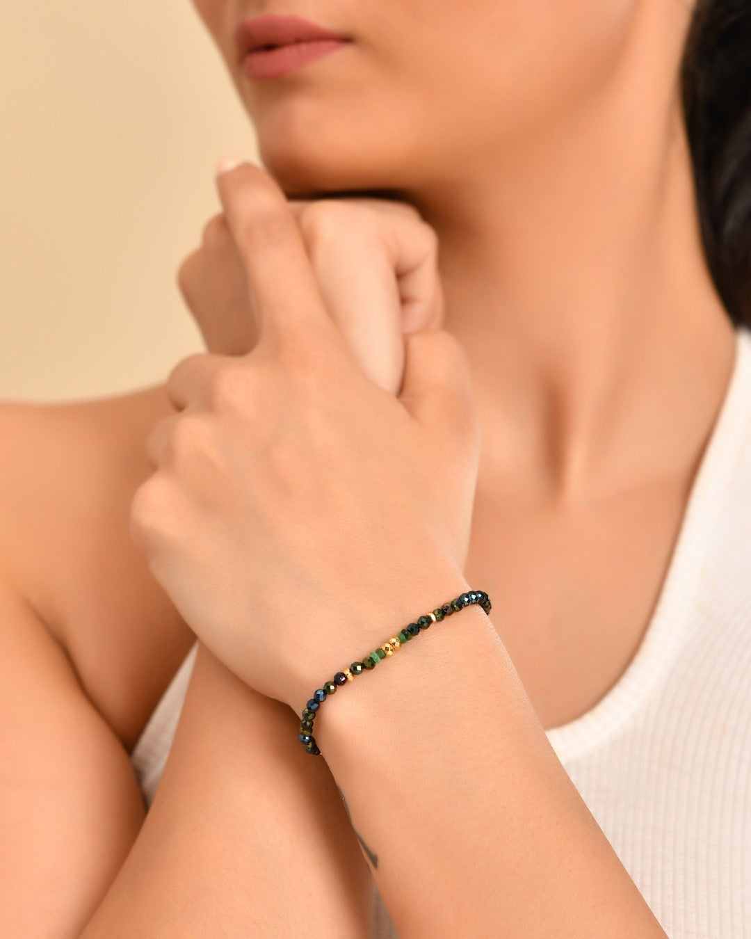 Eternal Bliss Green Pyrite bracelet