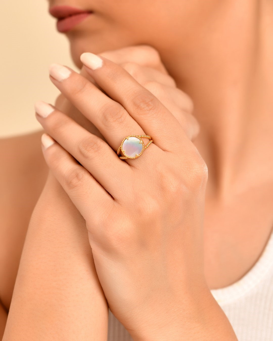 Mother Of Pearl Ring