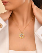 Eternal Orange Spark Necklace