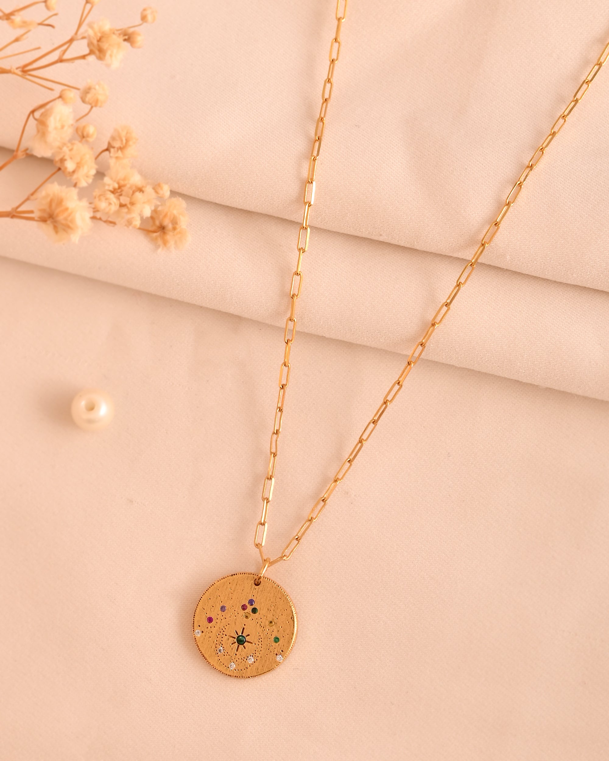 Starfall Malachite Necklace