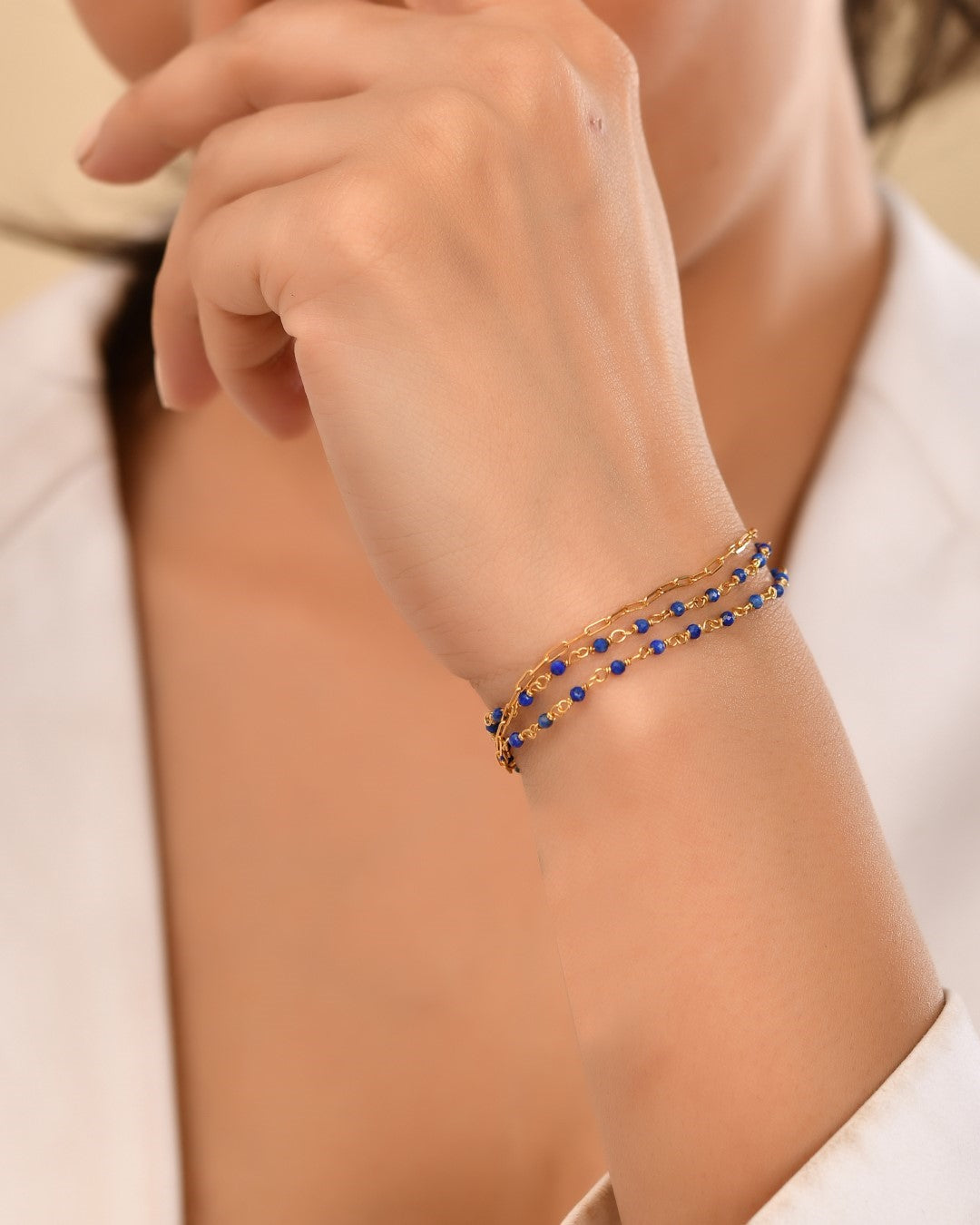Lapis Wisdon Bracelet