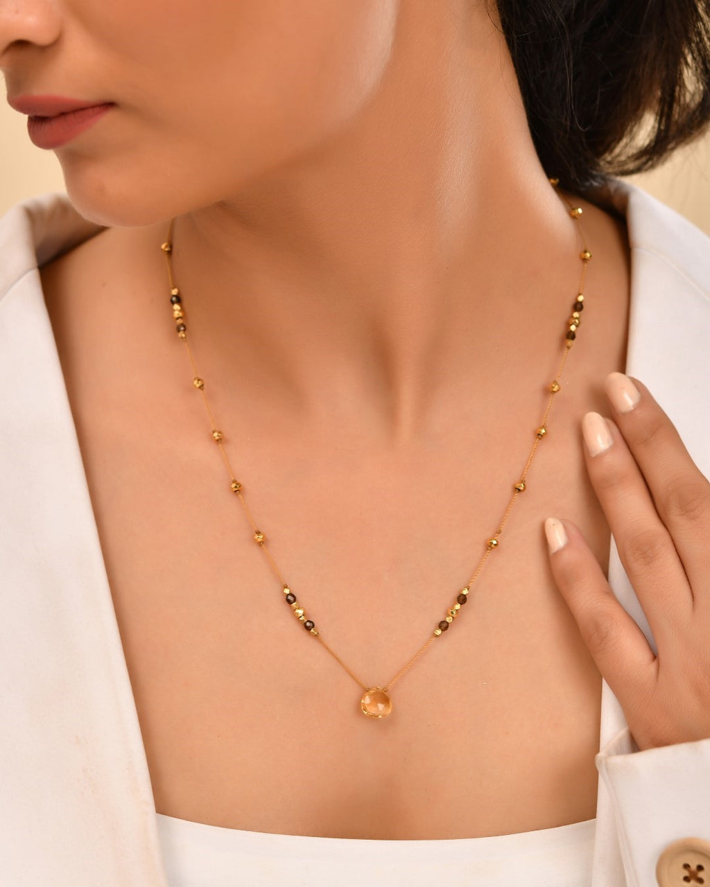Fortune Citrine Necklace