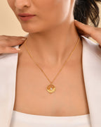 Golden Ray Moonstone Necklace