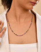 Multi Fluorite Mystic Beads Necklace Necklace