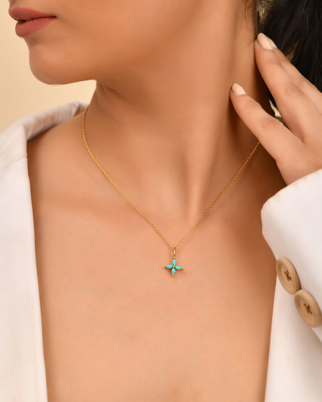 Turquoise Clove Necklace