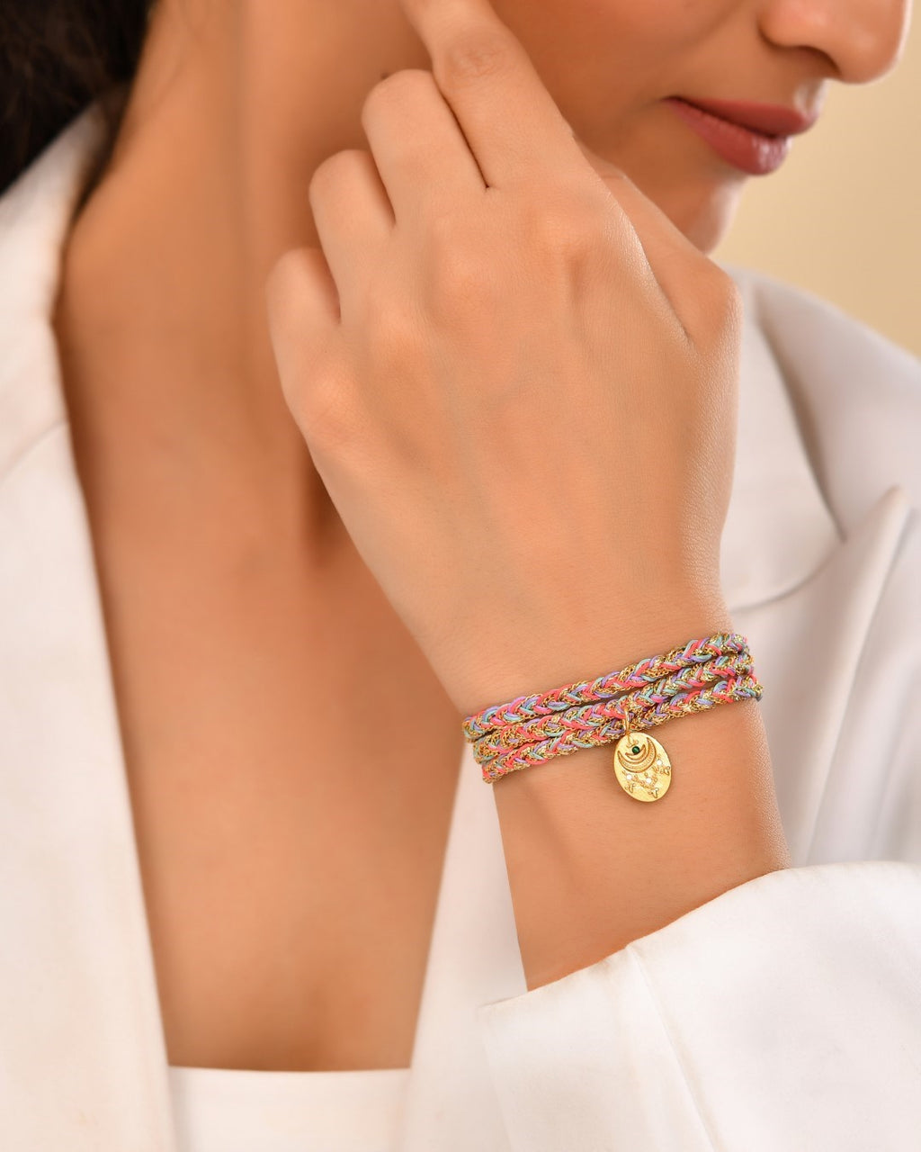 Ras Ratna Malachite Wrapping Bracelet