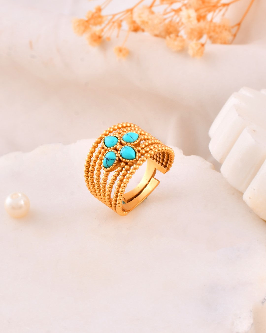 Turquoise Ring – Brassberry