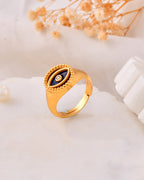 Nazar Shield Evil Eye Lapis Ring