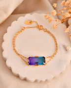 Crystal Quartz Dream Stone Cuff