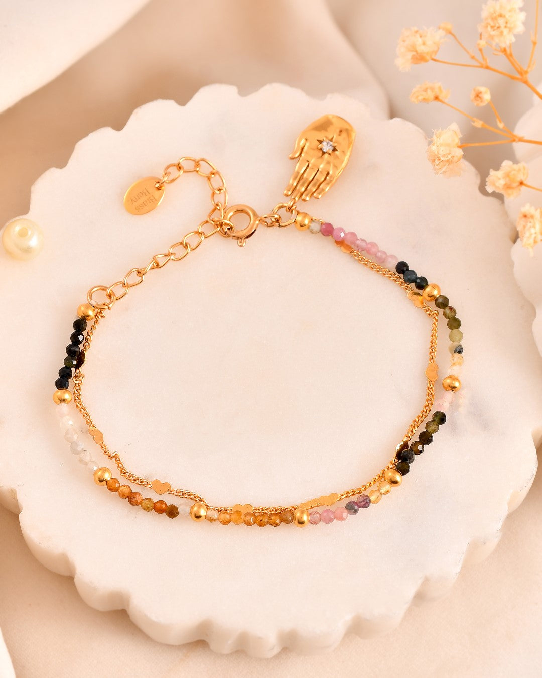 Hand Of Dharma Tourmaline Bracelet