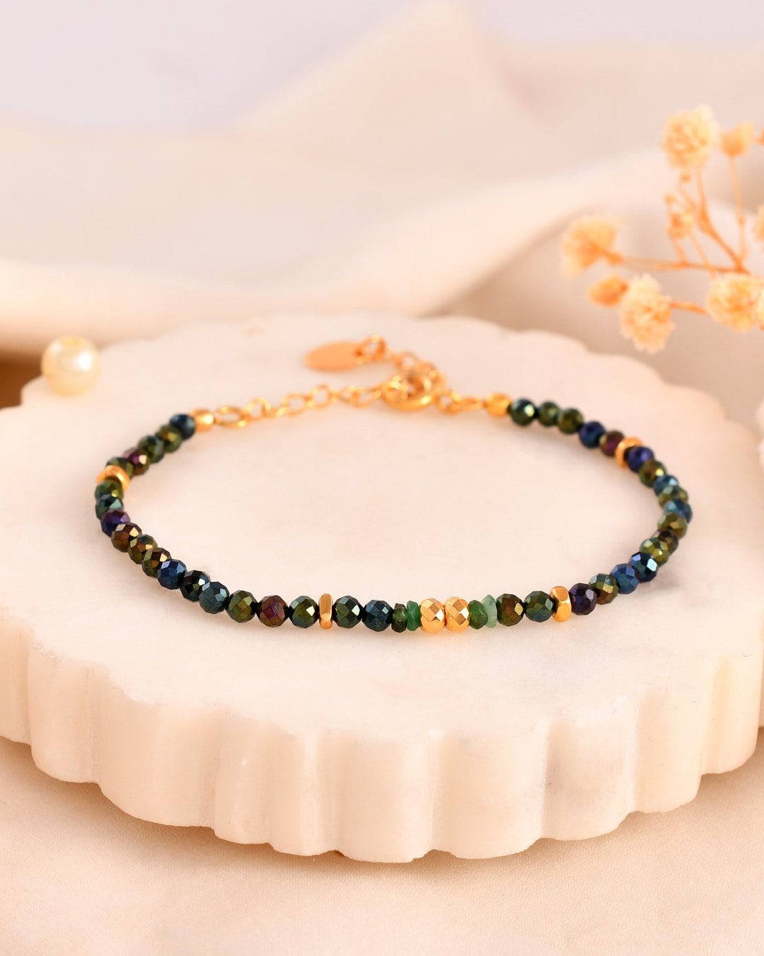 Eternal Bliss Green Pyrite bracelet