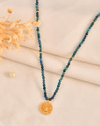 Eagle Charm Azurite Necklace