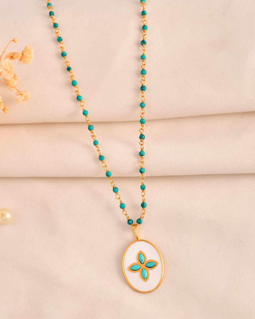 Loves Hope Turquoise Necklace