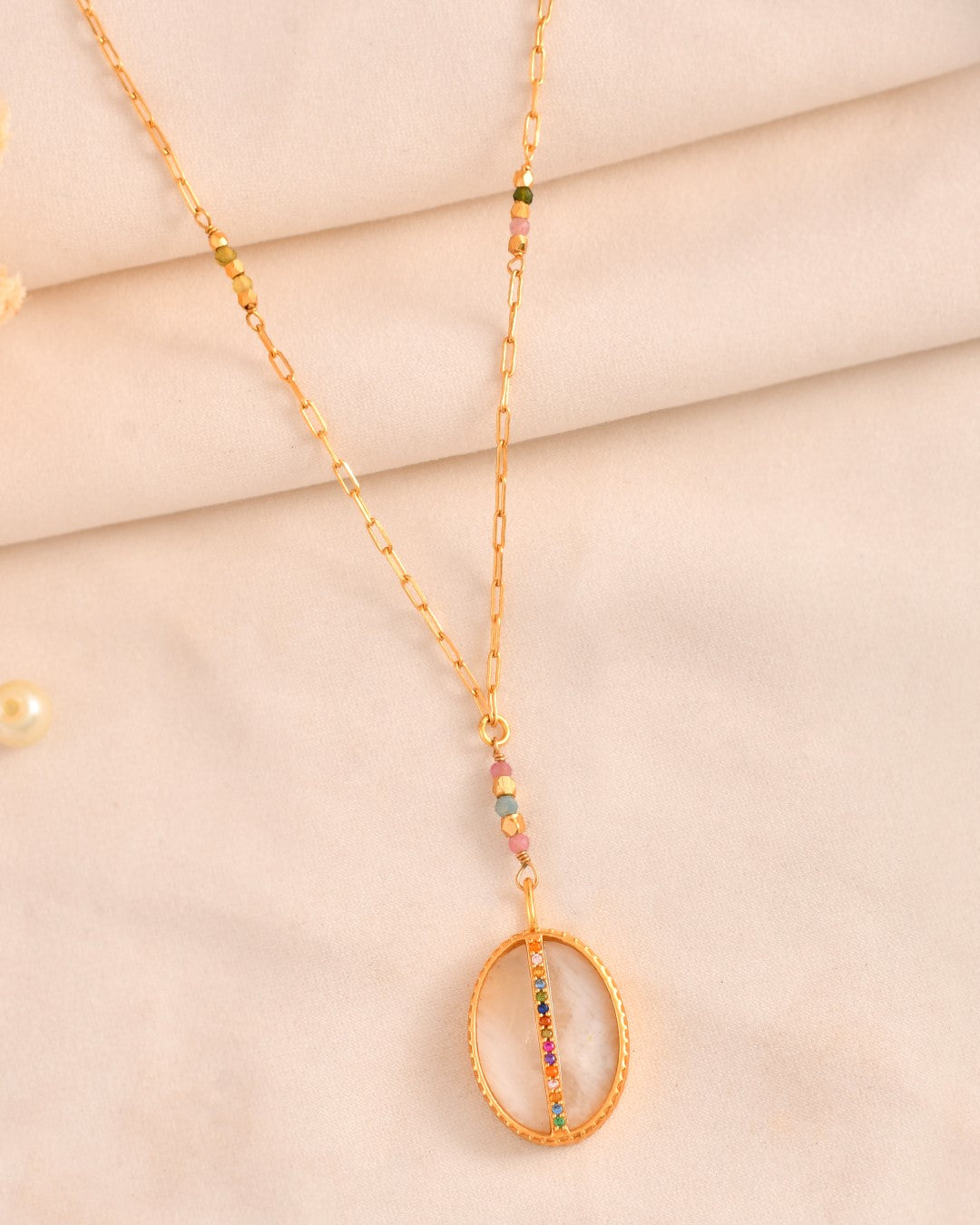 Aura Multi-Color Tourmaline Necklace