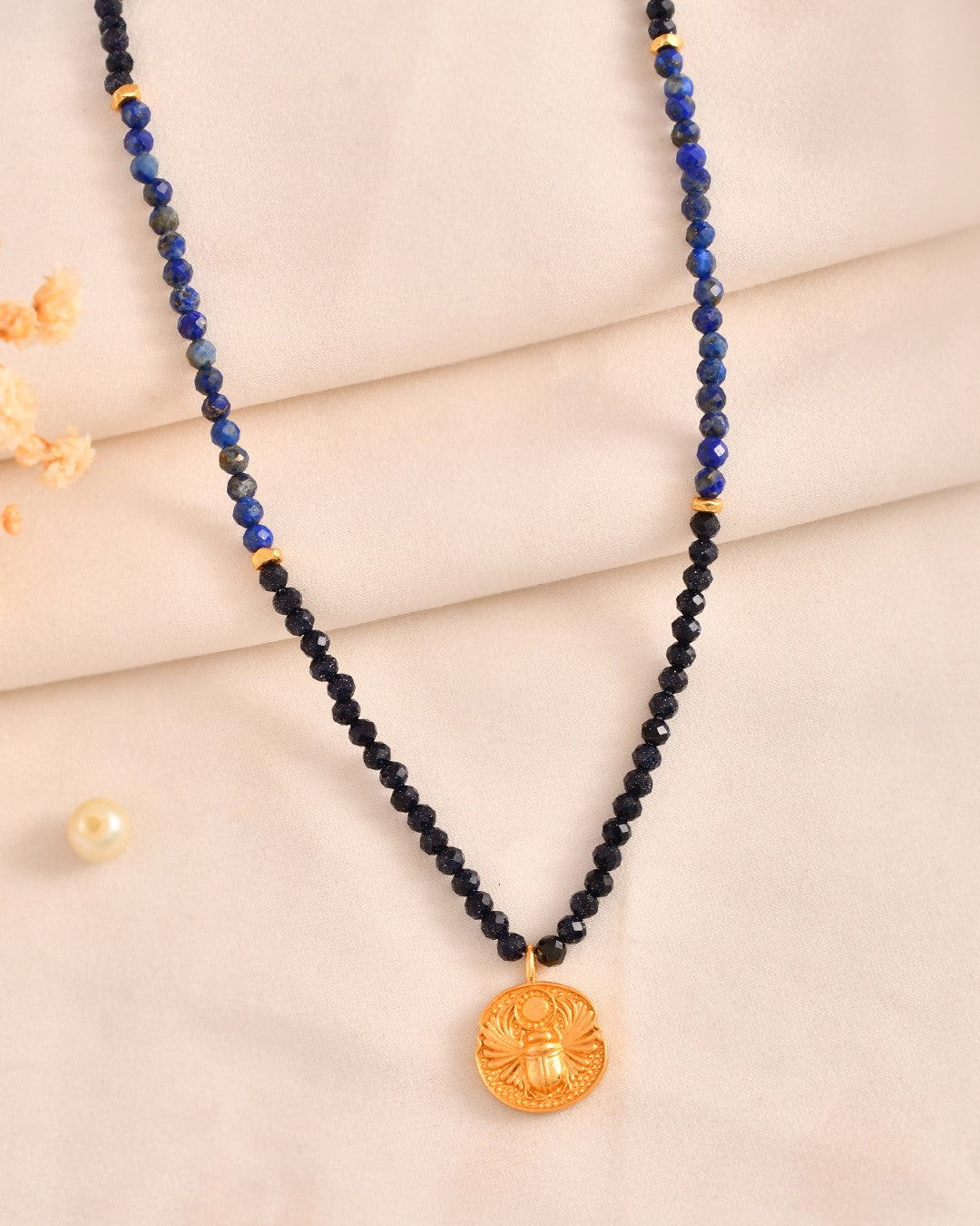Beette Light Lapis Lazuli Necklace