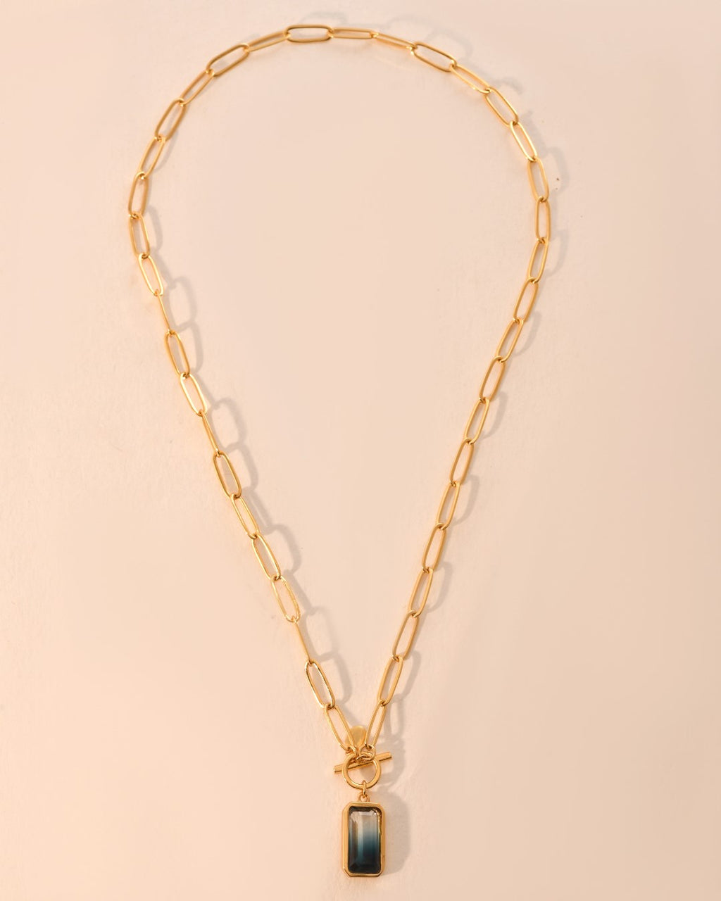 Crystal Quartz Dual Aura Necklace