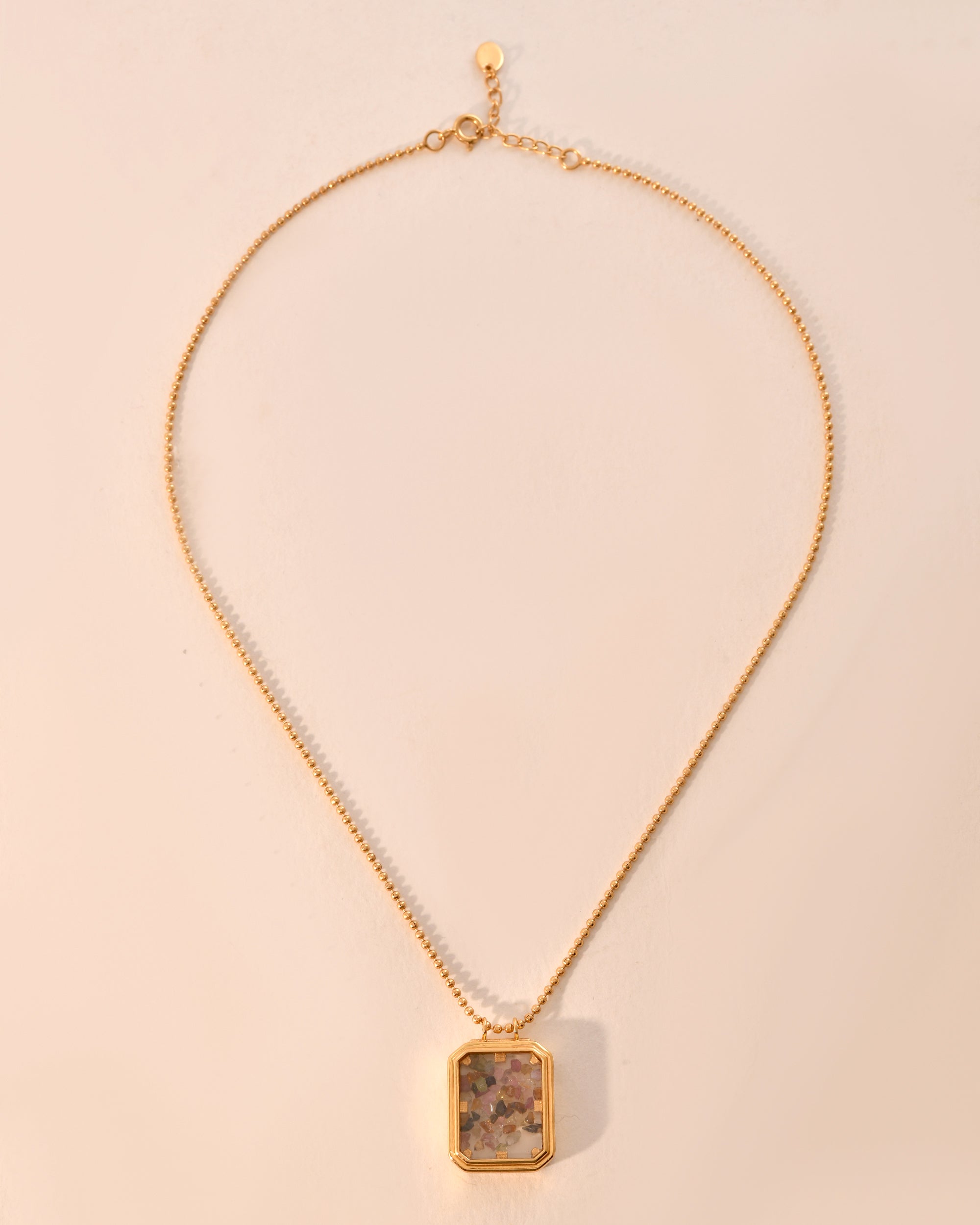 Locked Aura Tourmaline Necklace