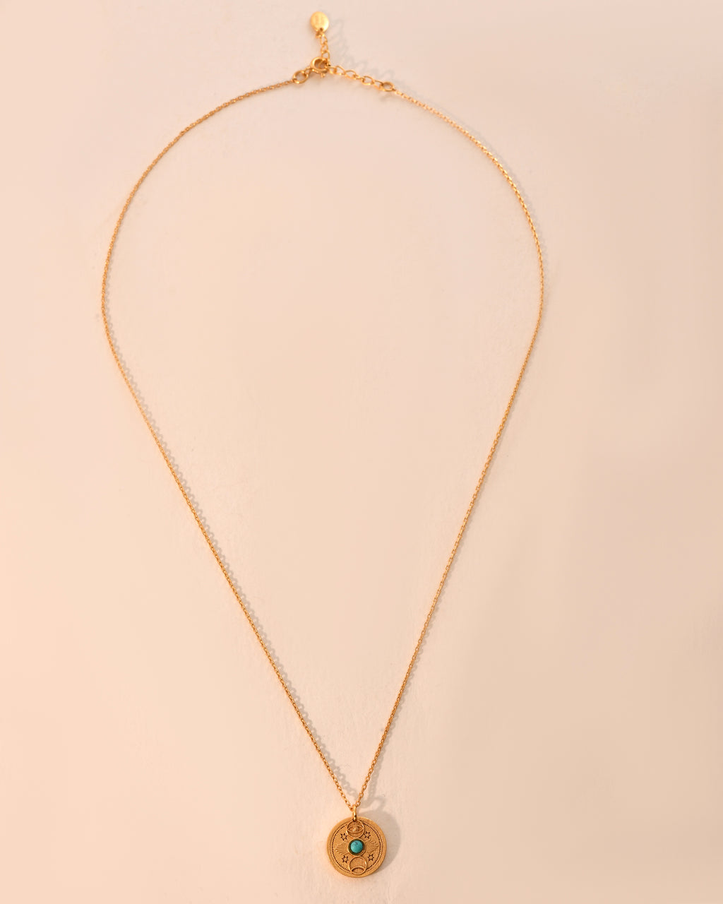 Sun & Moon Turquoise Necklace