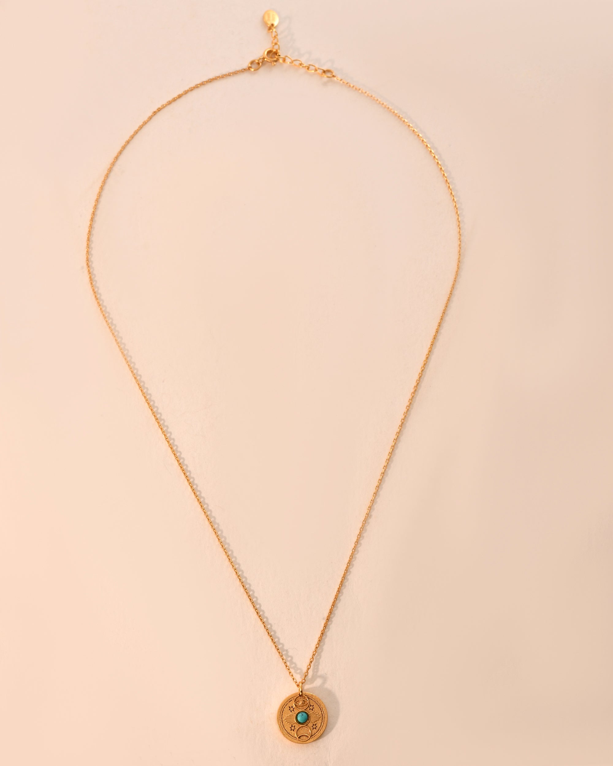 Sun & Moon Turquoise Necklace