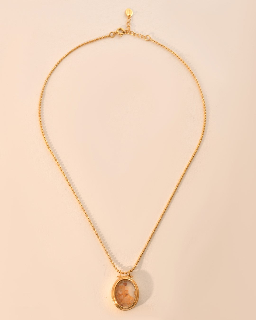 Locked Aura Carnelian Necklace