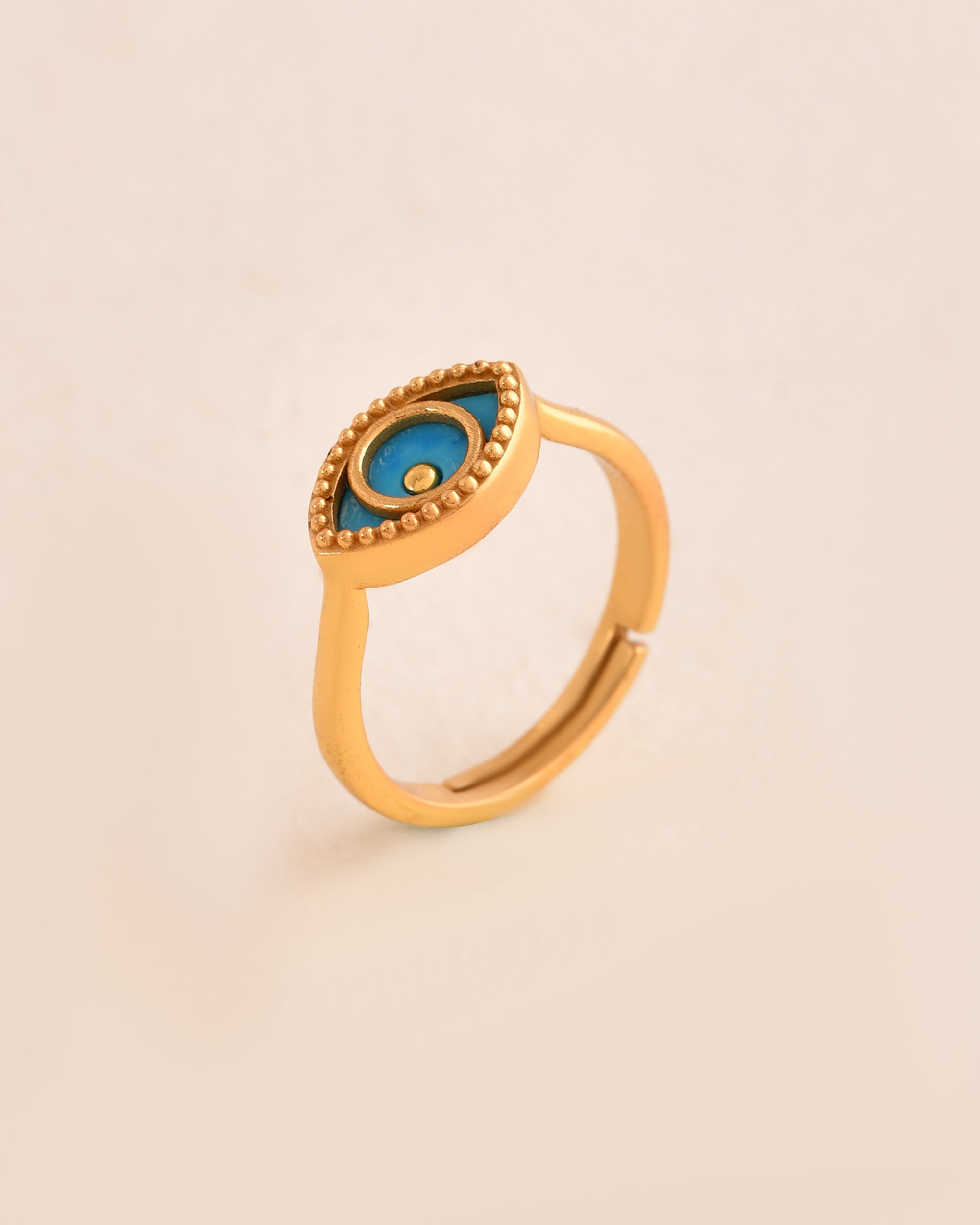 Spiritual Evil Eye Turquoise Ring