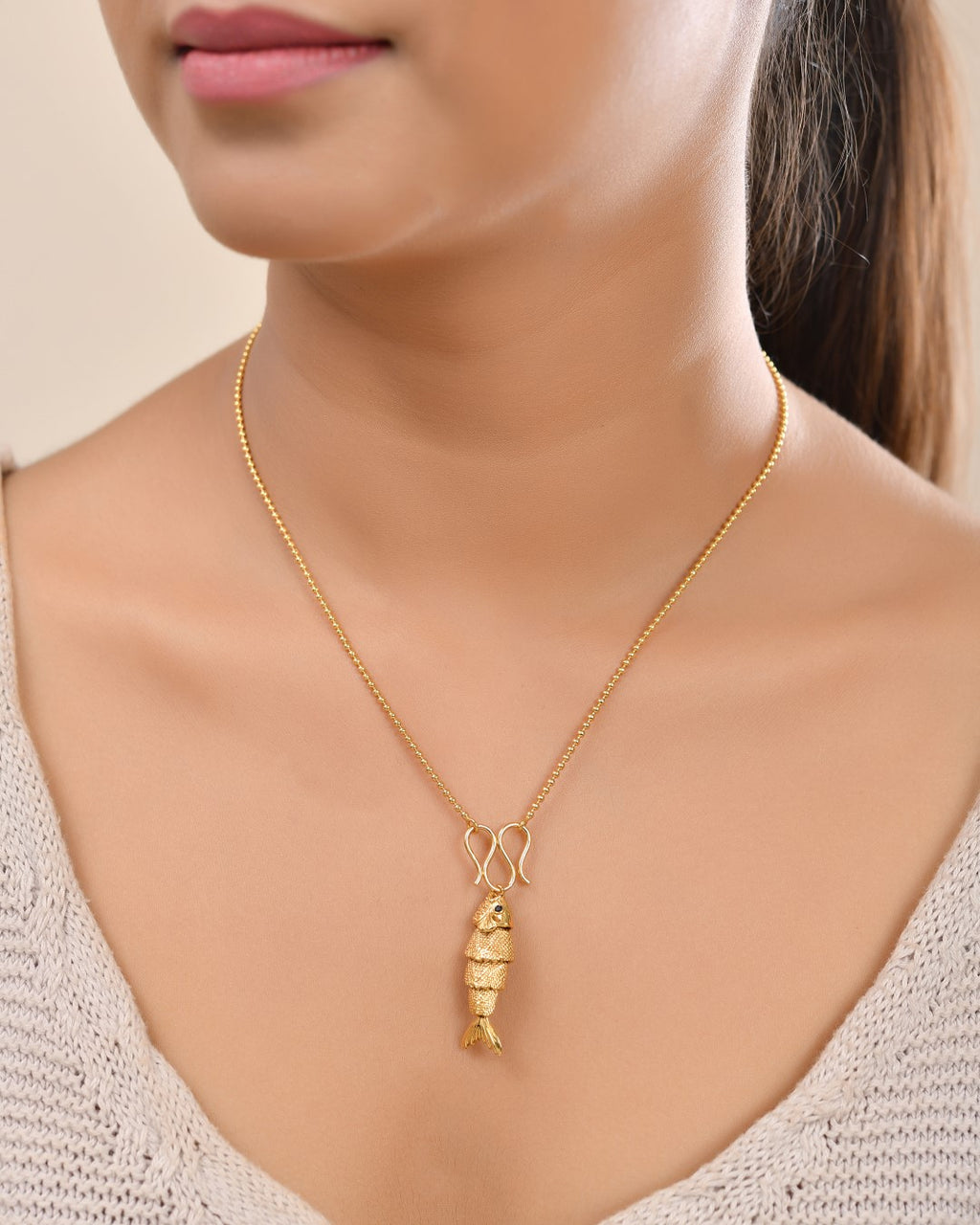Moving Fish Necklace