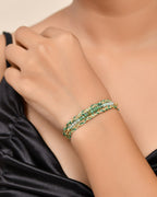 sacred spiral Chrysoprase Bracelet