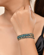 Sacred Spiral Azurite Bracelet