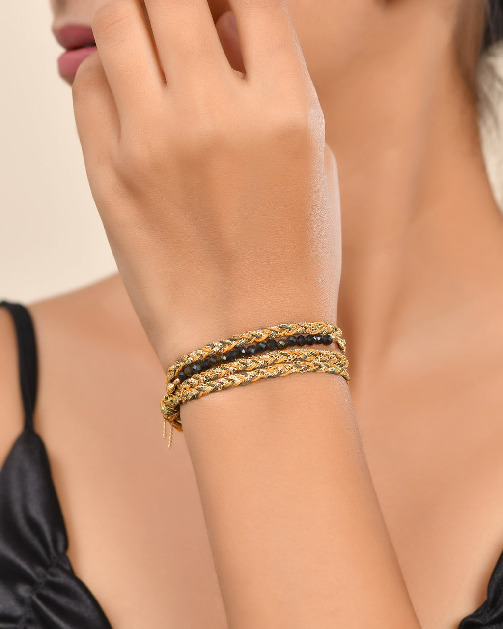 Sacred Spiral Cats Eye Bracelet