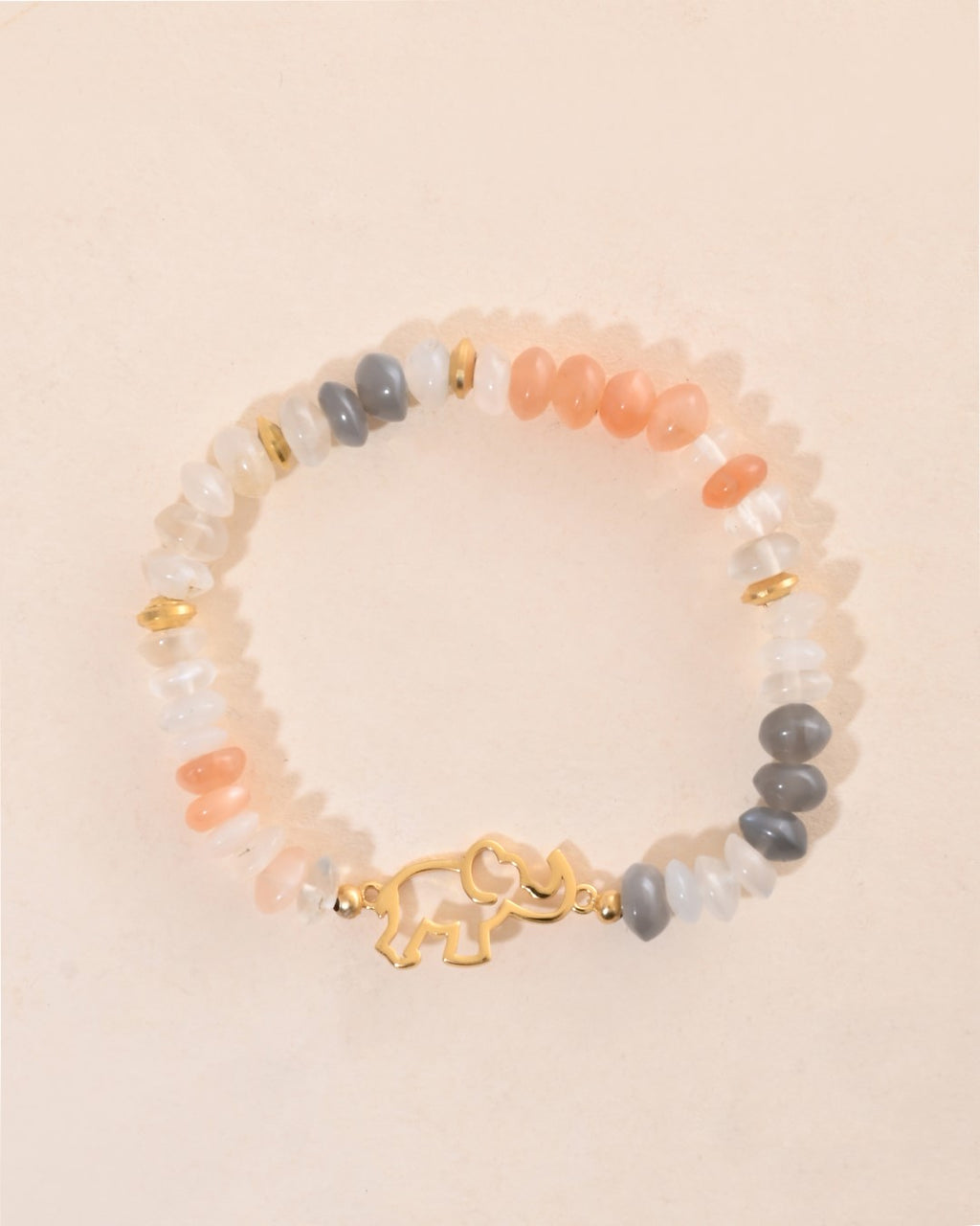 Elephant Moonstone Bracelet
